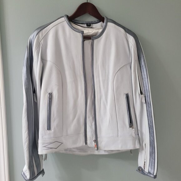 ICON LEATHER JACKET SIZE MEDIUM - Picture 1 of 2